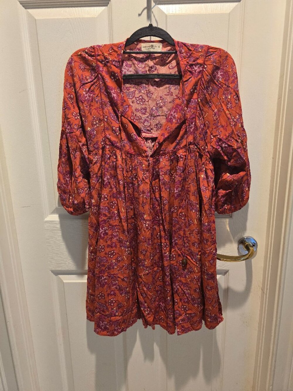 Natural Life Rose dress bohemian cottage style